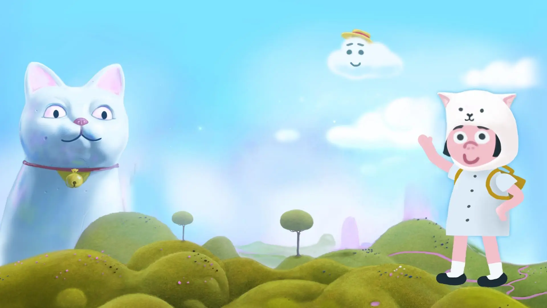 Catie in MeowmeowLand background