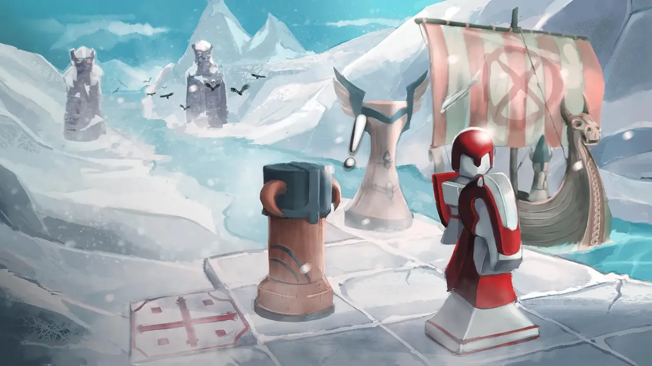 Chess Knights: Viking Lands background