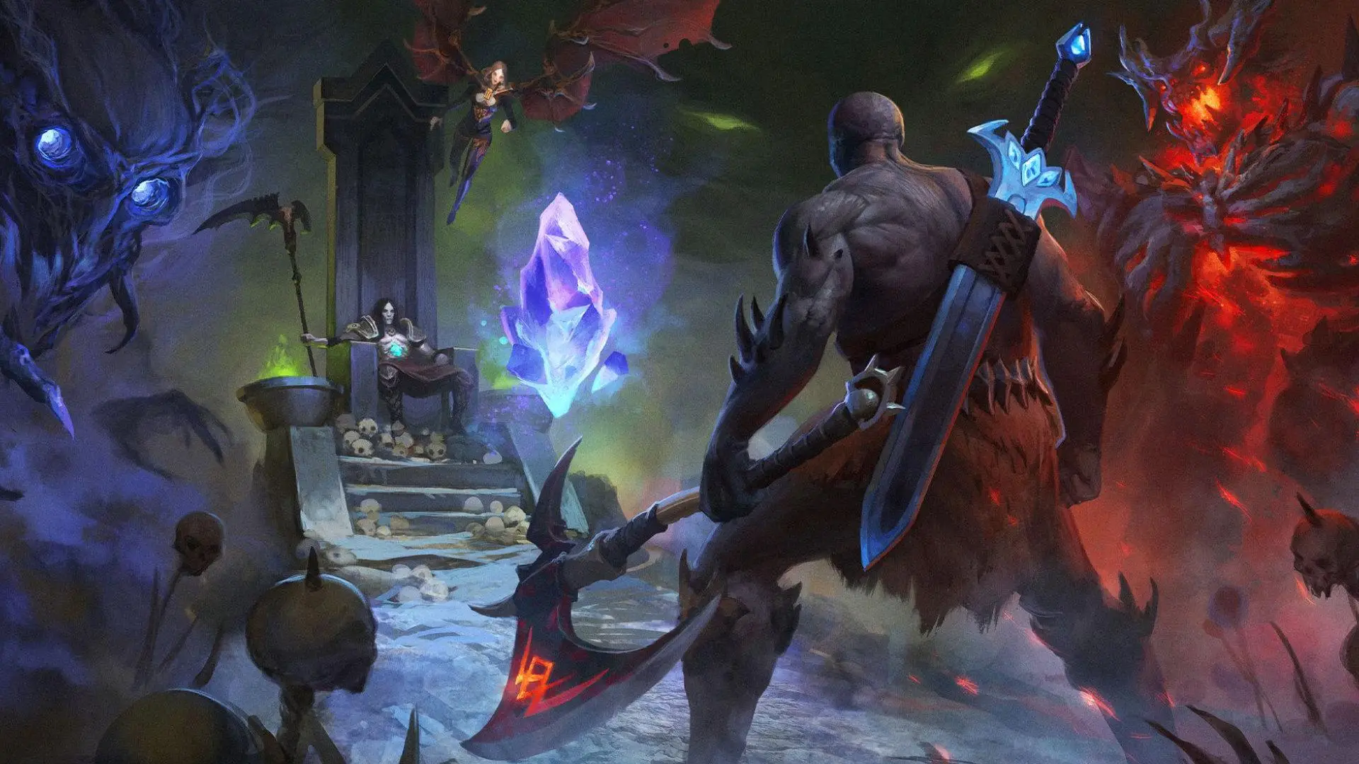 Demon Skin background