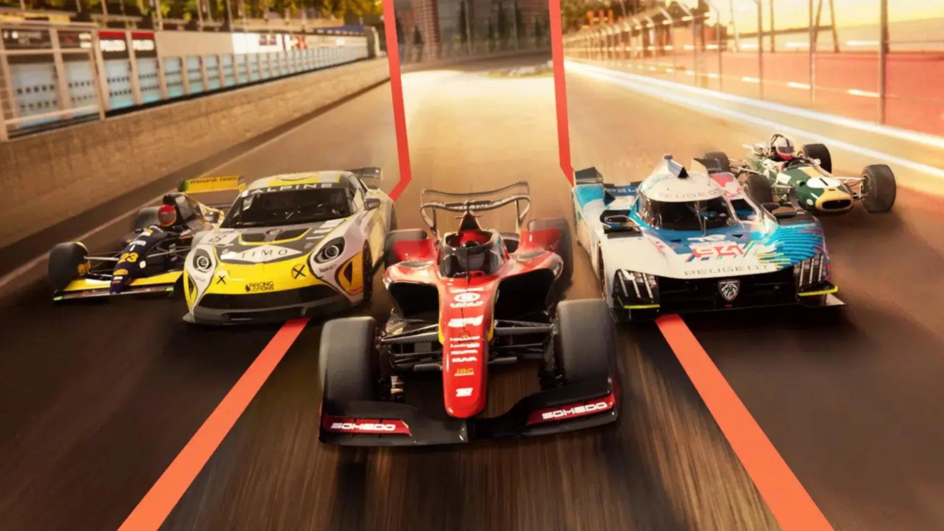 Hot Lap Racing background