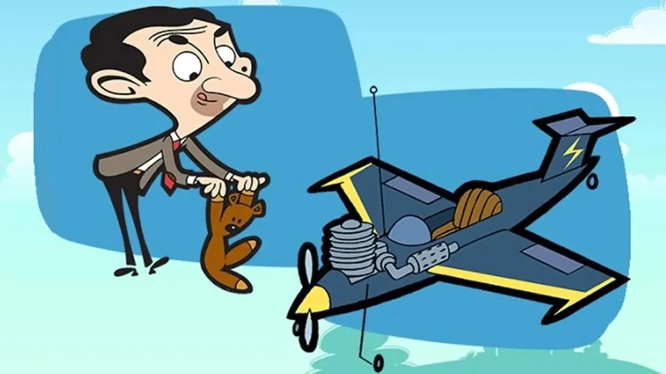 Mr Bean Flying Teddy - Mobile background
