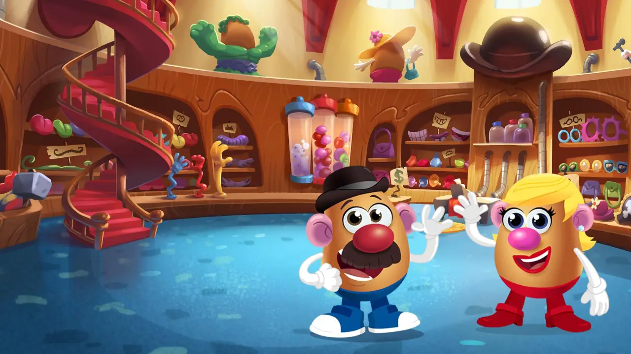 Mr. Potato Head: School Rush background