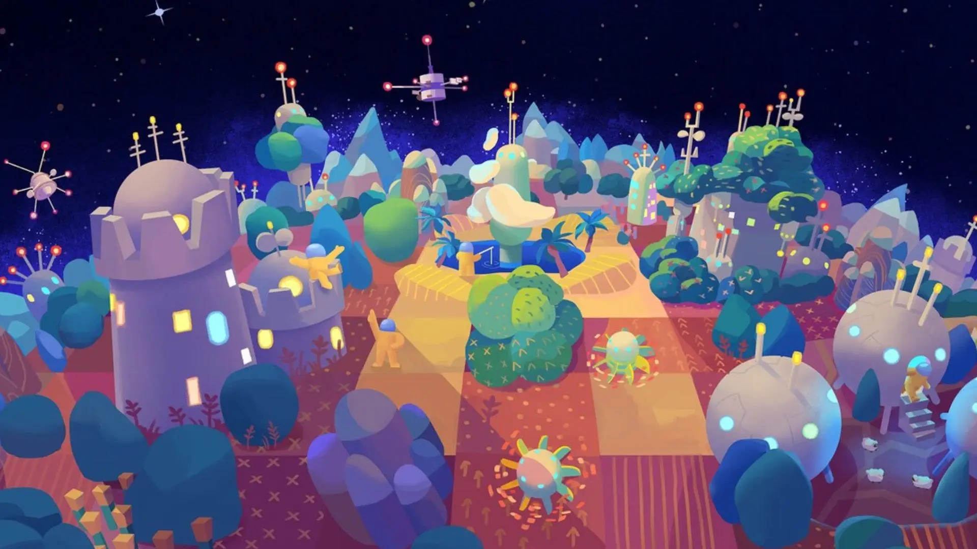 Planetiles background