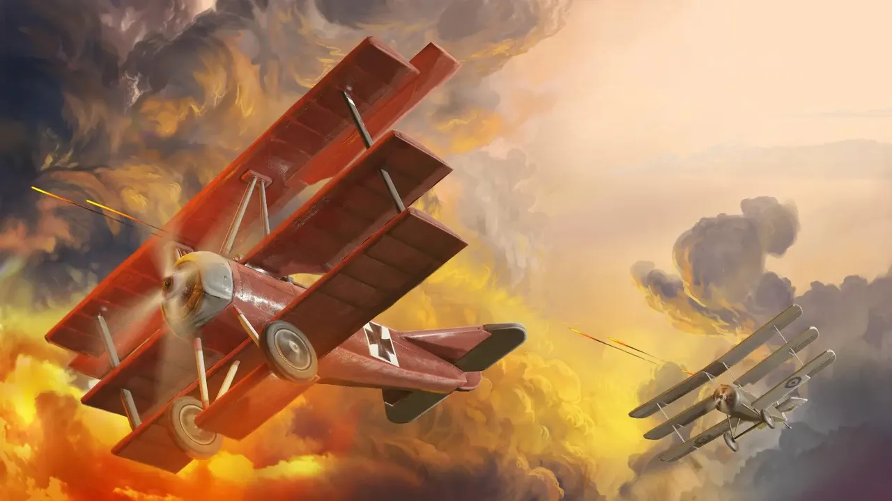 Red Wings: Aces of the Sky background