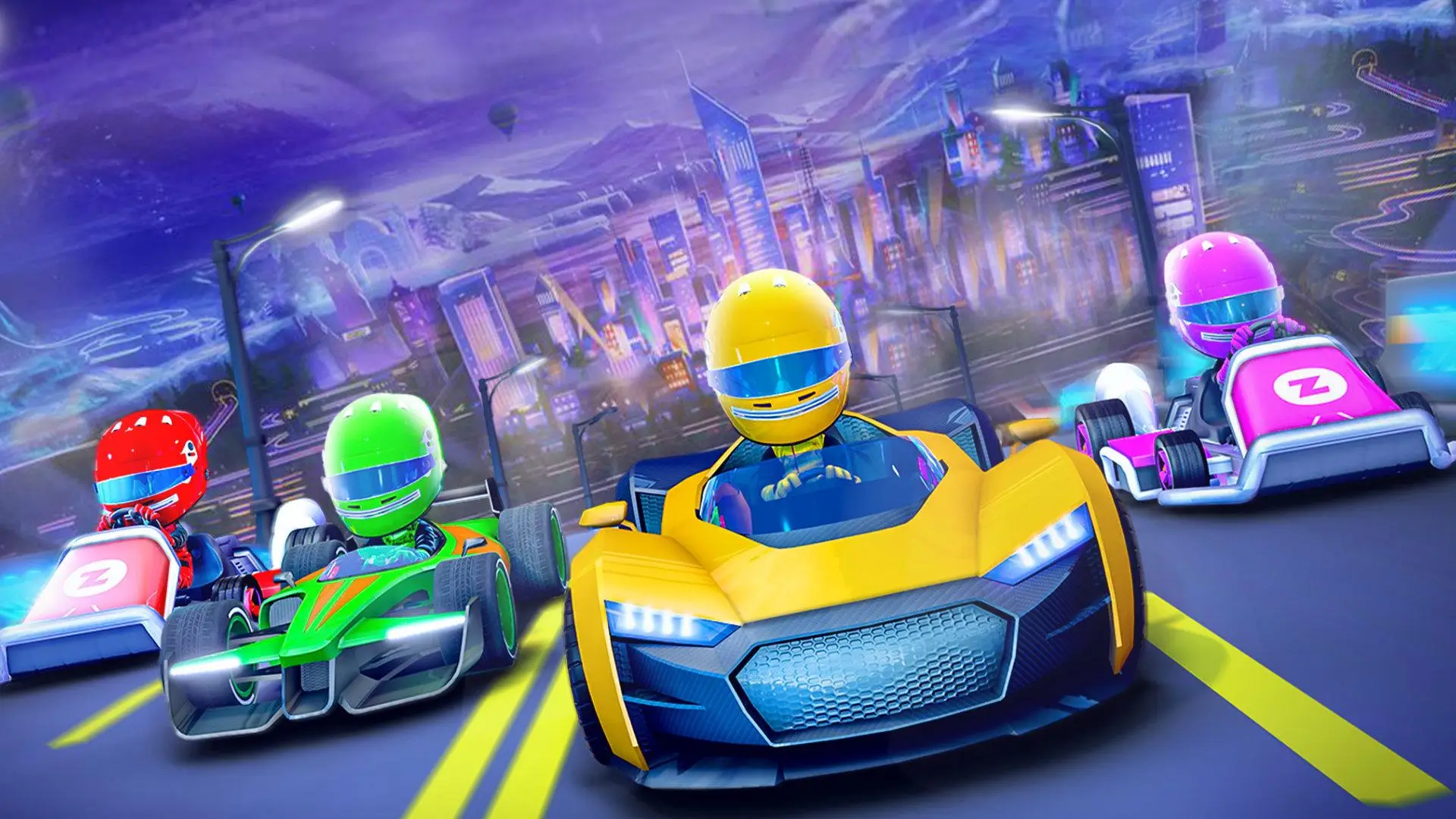 Rush Kart Racing background