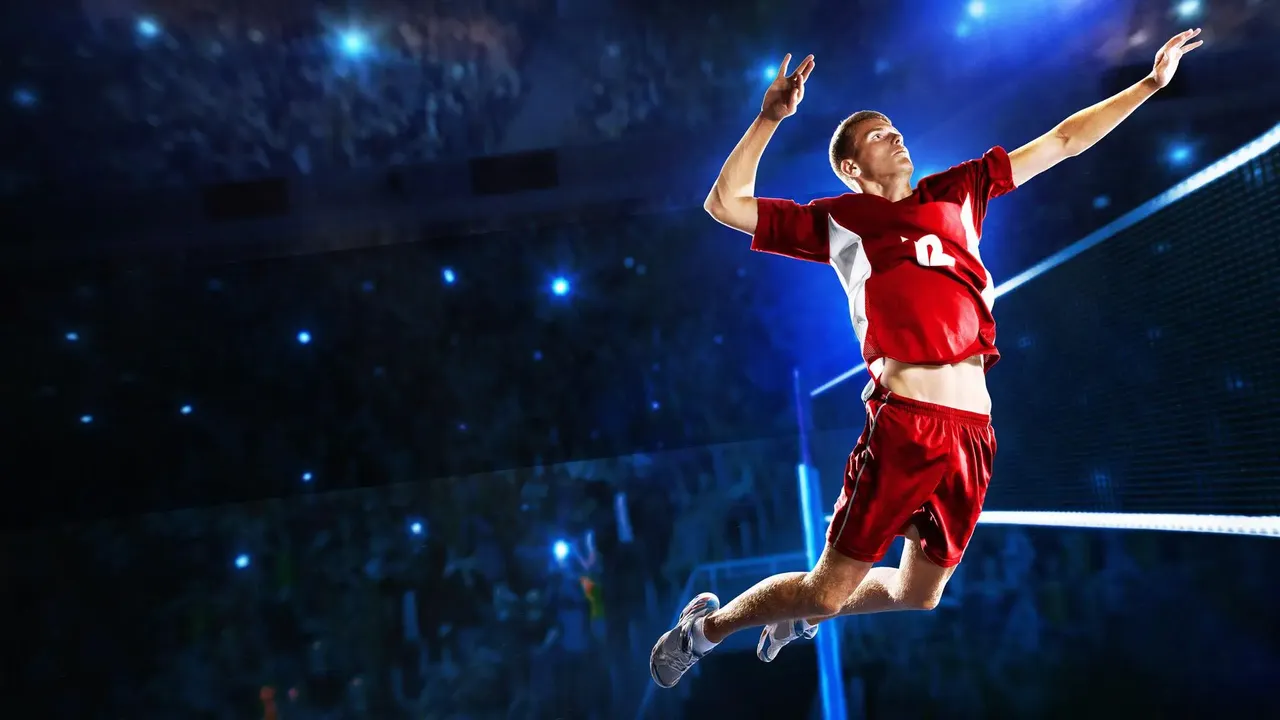 Spike Volleyball background