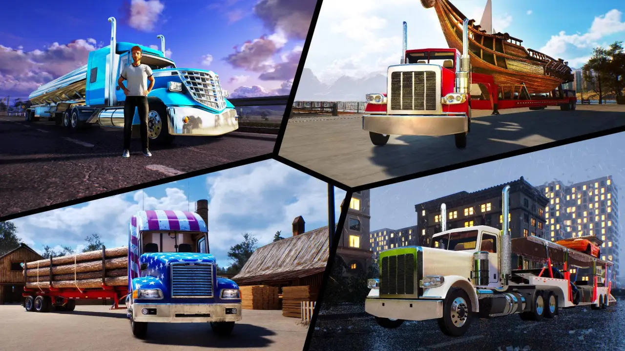 Truck Driver: The American Dream background
