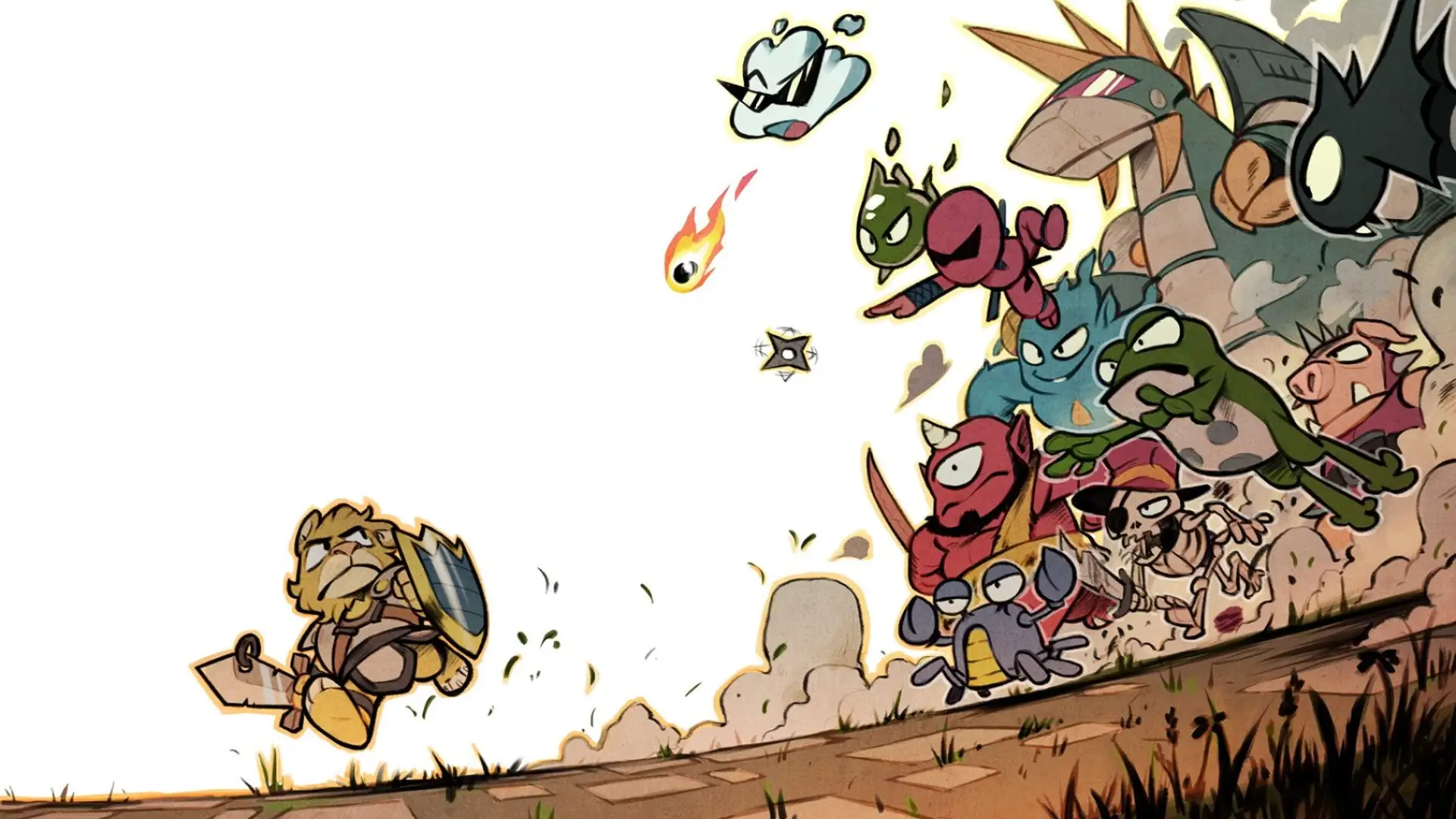 Wonder Boy: The Dragon's Trap background